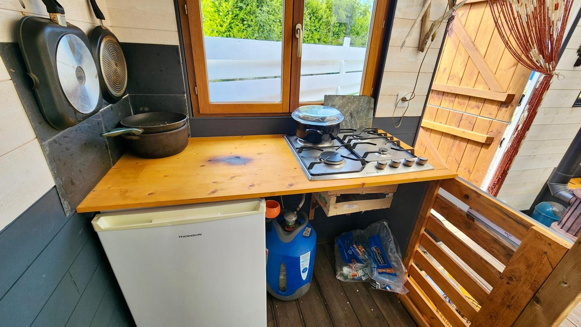 La Petite Maison En Bois Bleue Кибервиль Экстерьер фото